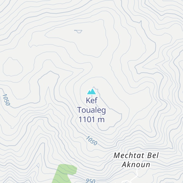 Map of Kef Toualeg