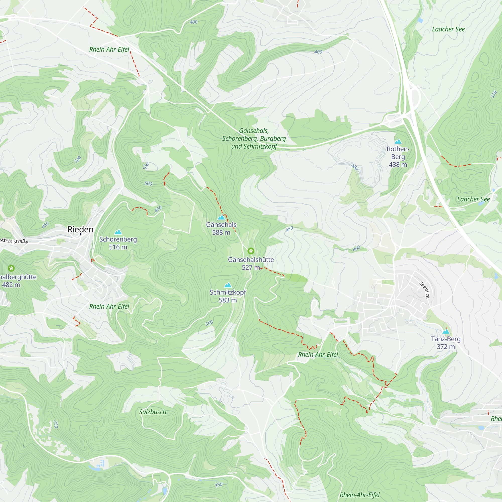Gänsehalshütte map