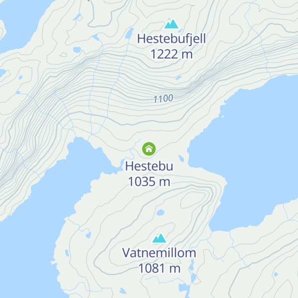 Map of Hestebu