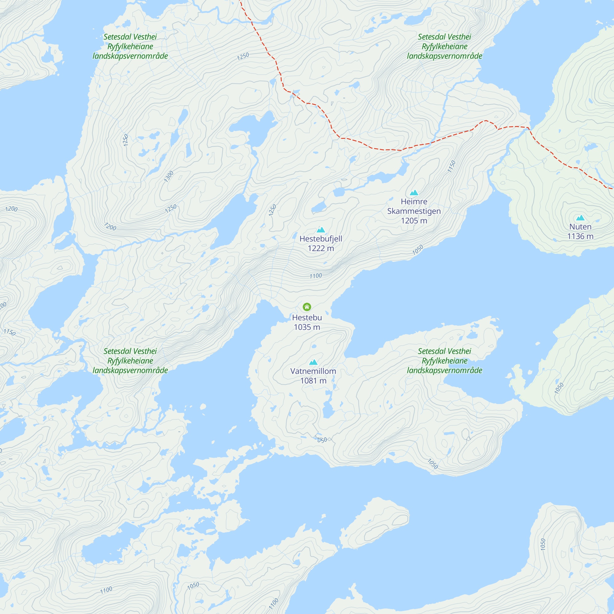 Hestebu map