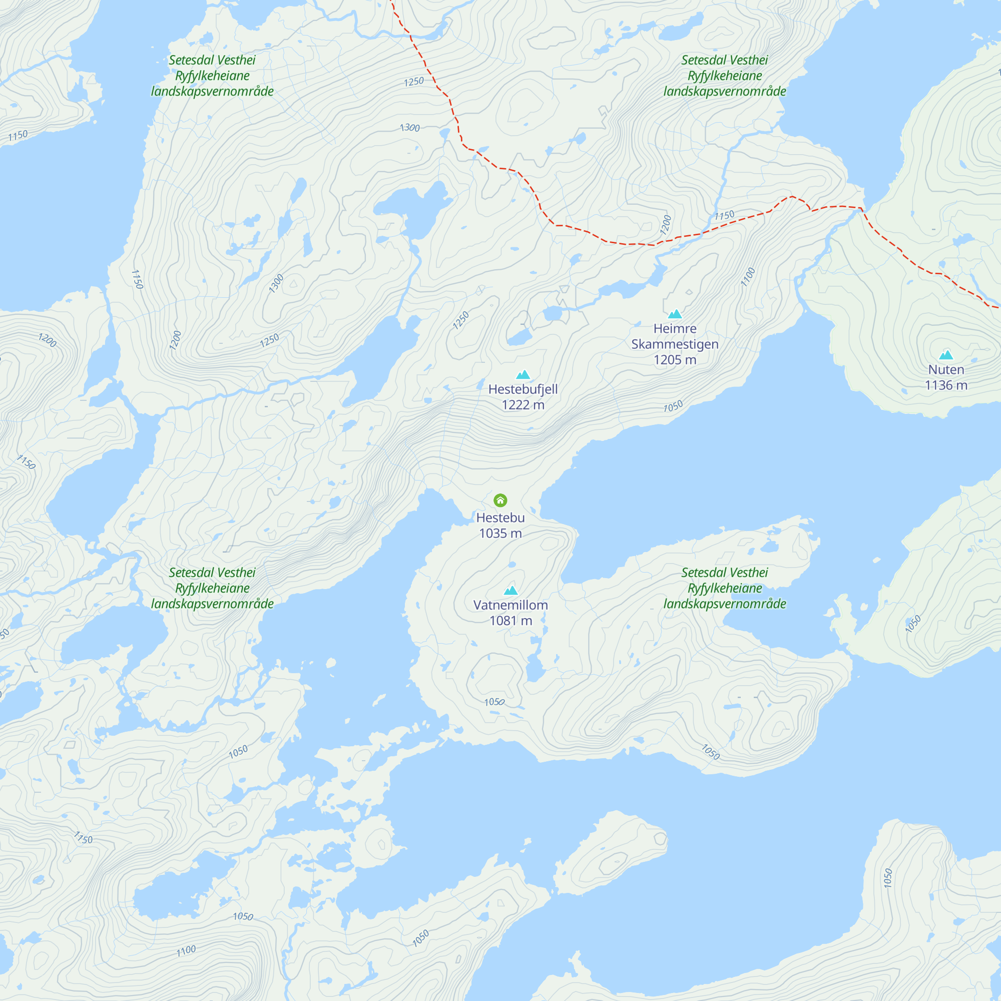 Hestebu map