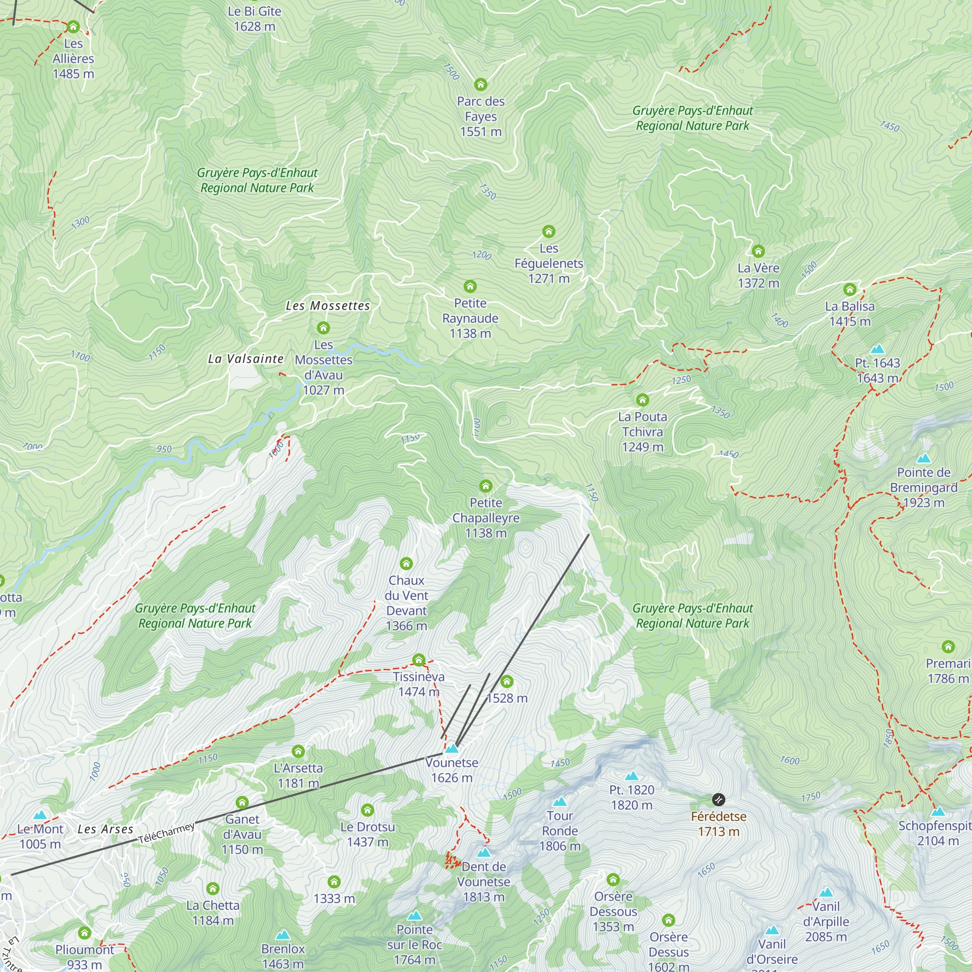 Petite Chapalleyre map
