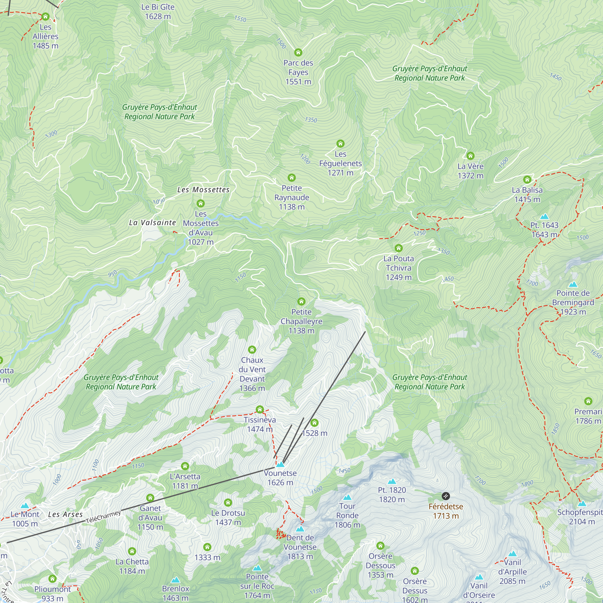 Petite Chapalleyre map