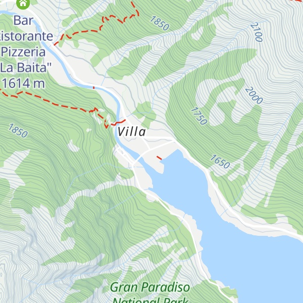 Map of Rifugio Massimo Mila