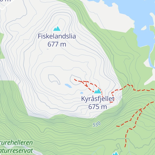 Map of Hekkfjellet