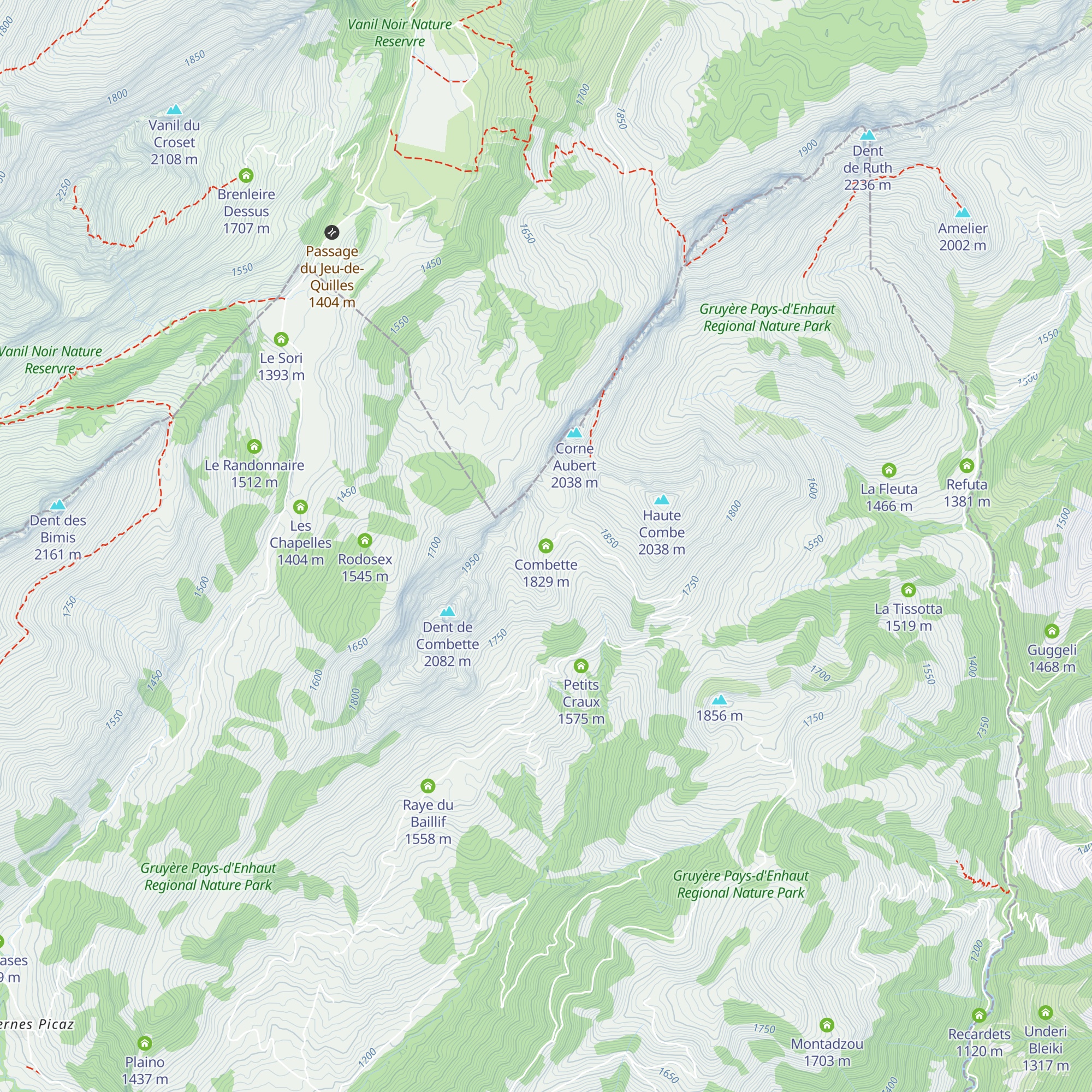 Combette map