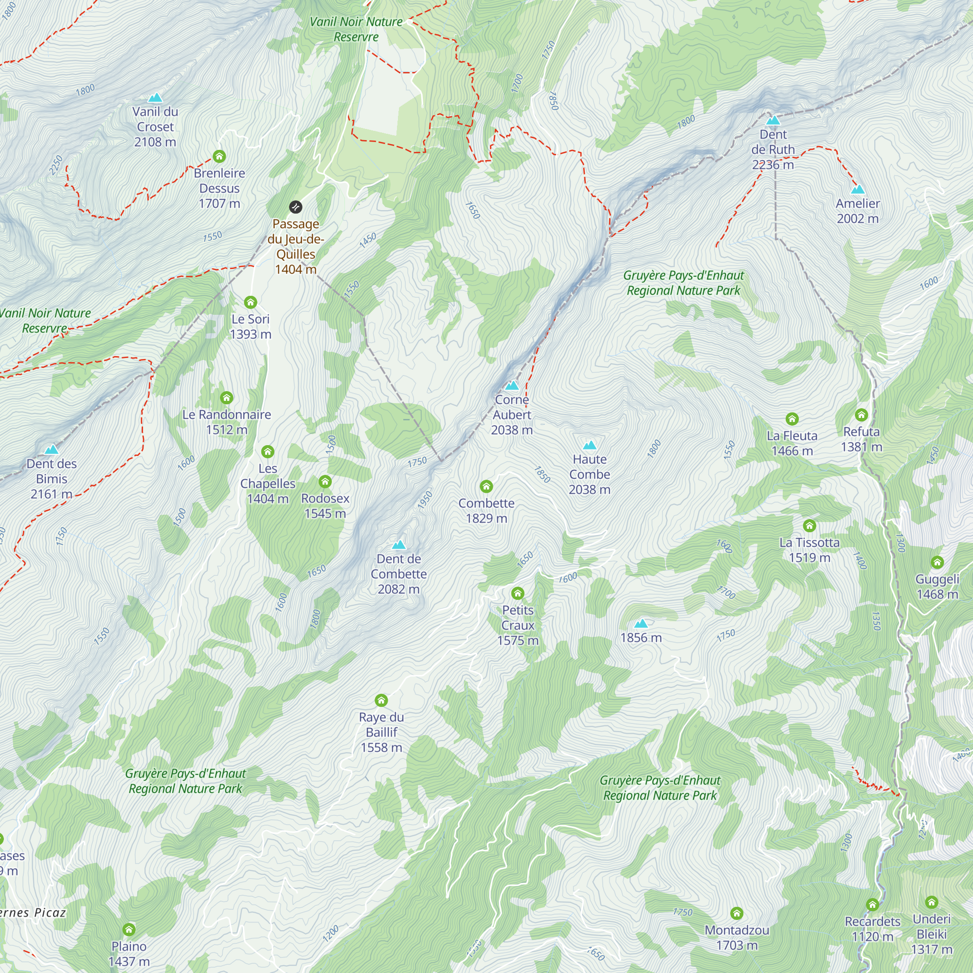 Combette map