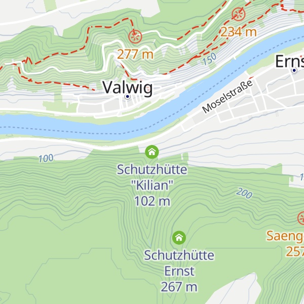 Map of Schutzhütte "Kilian"