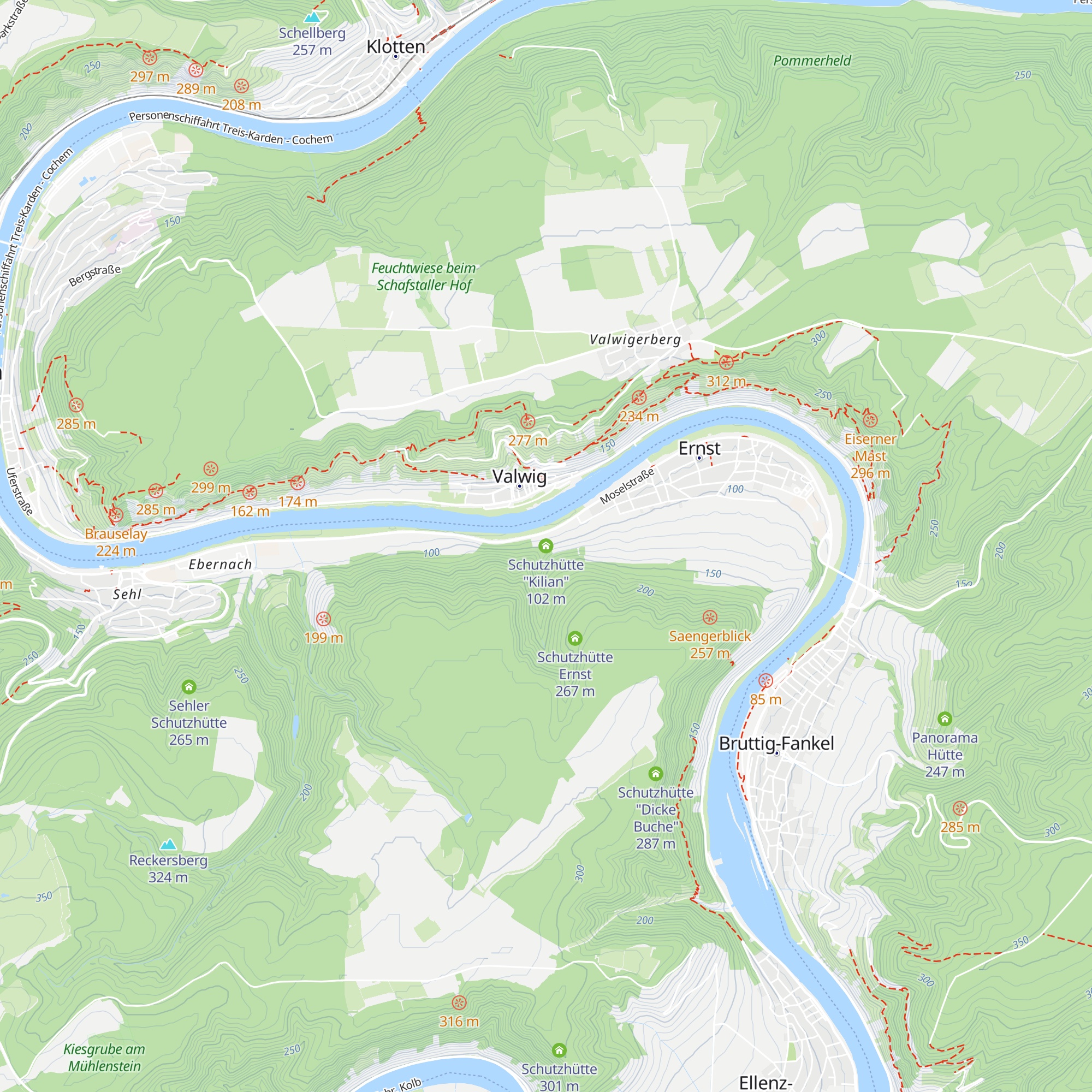Schutzhütte "Kilian" map