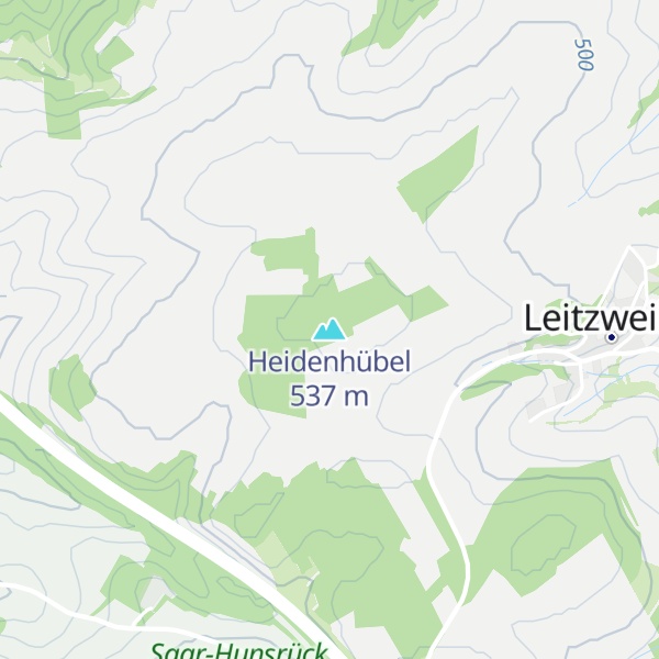 Map of Heidenhübel
