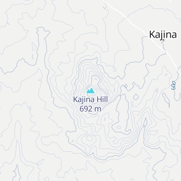 Map of Kajina Hill