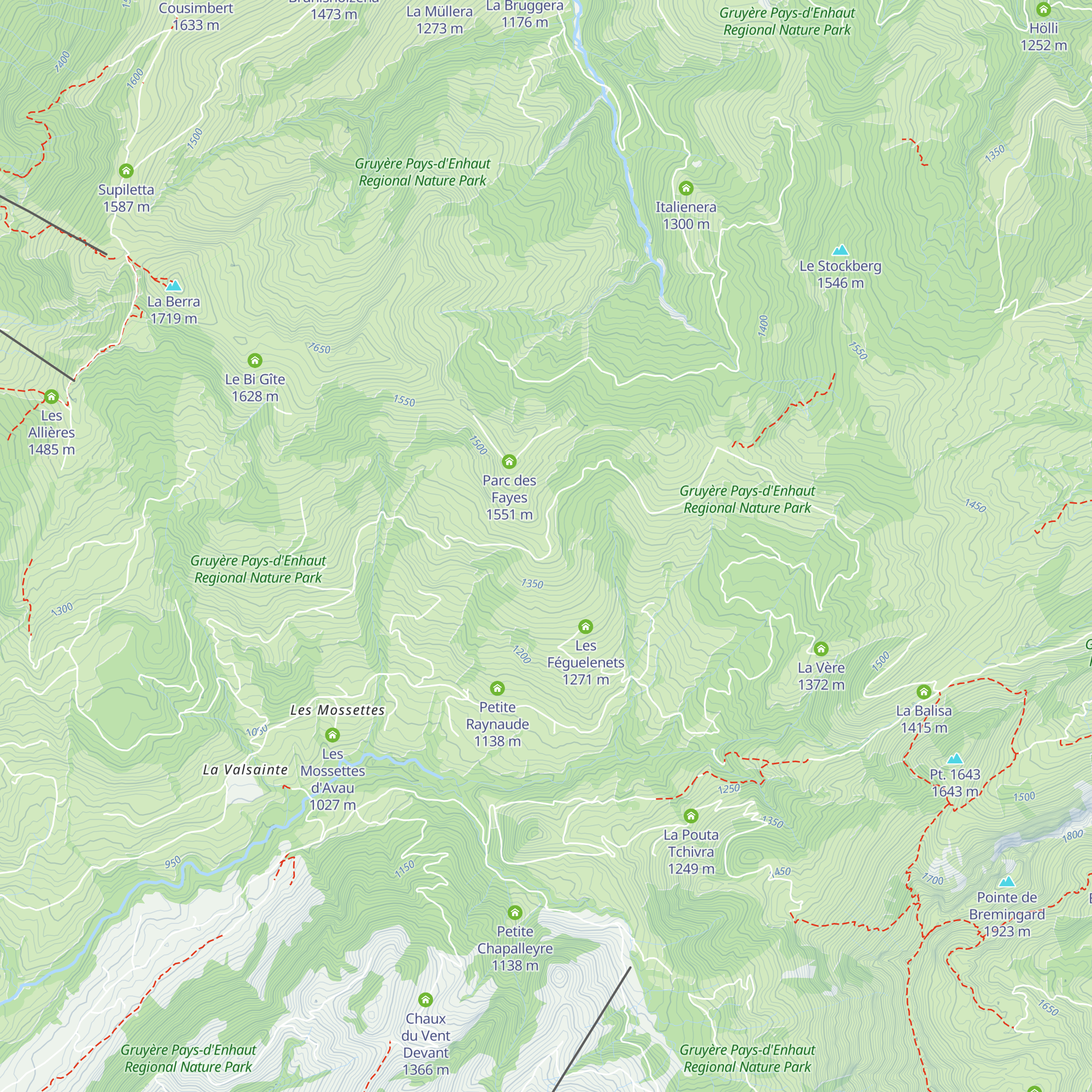 Gros Chomiaux map