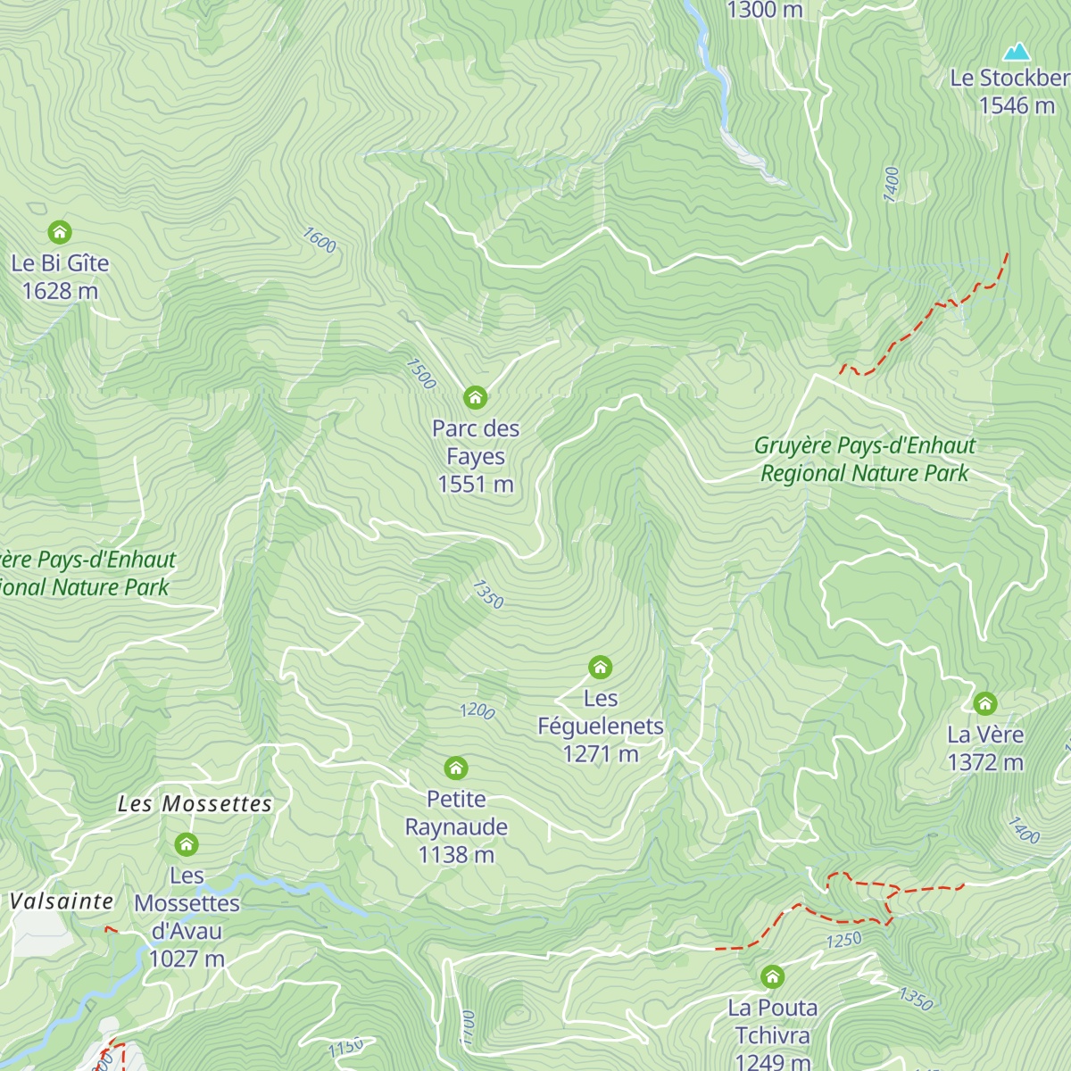 Gros Chomiaux map