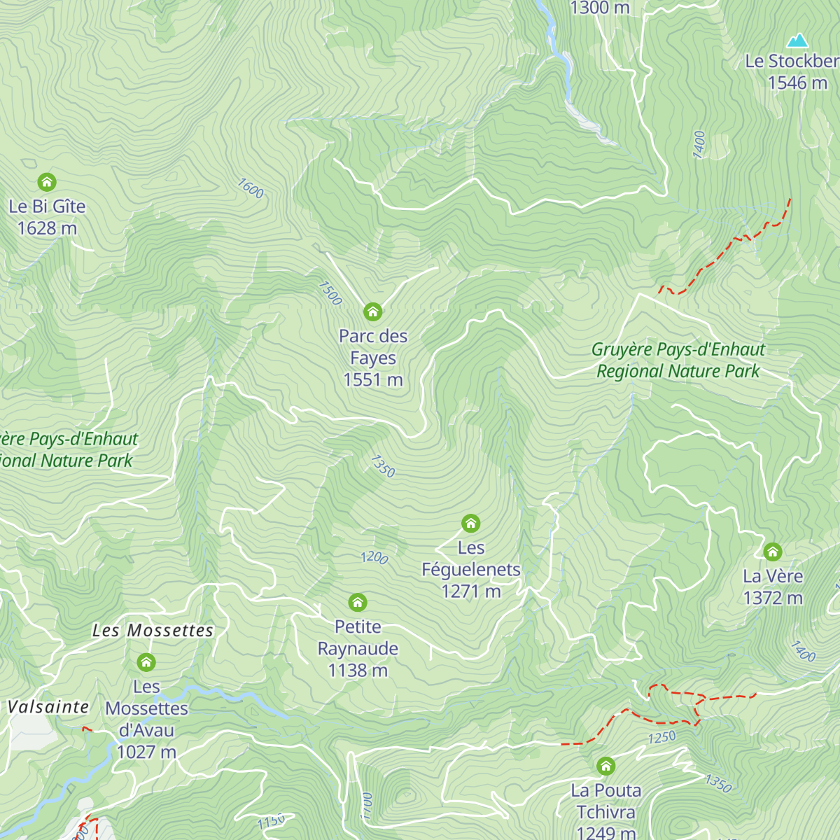 Gros Chomiaux map