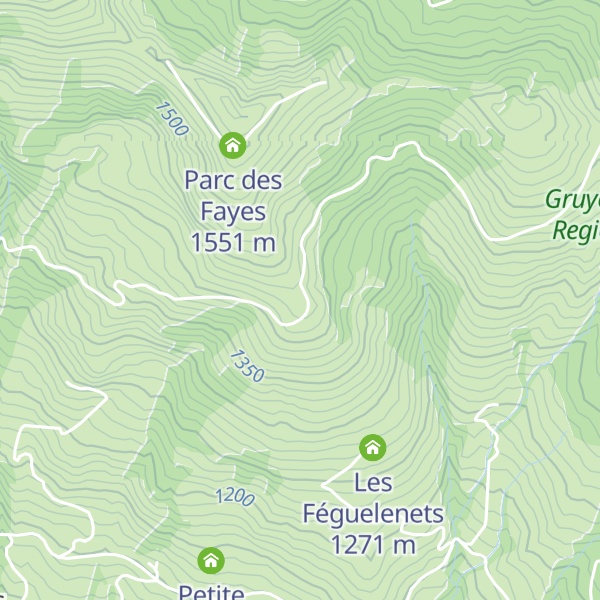 Map of Gros Chomiaux