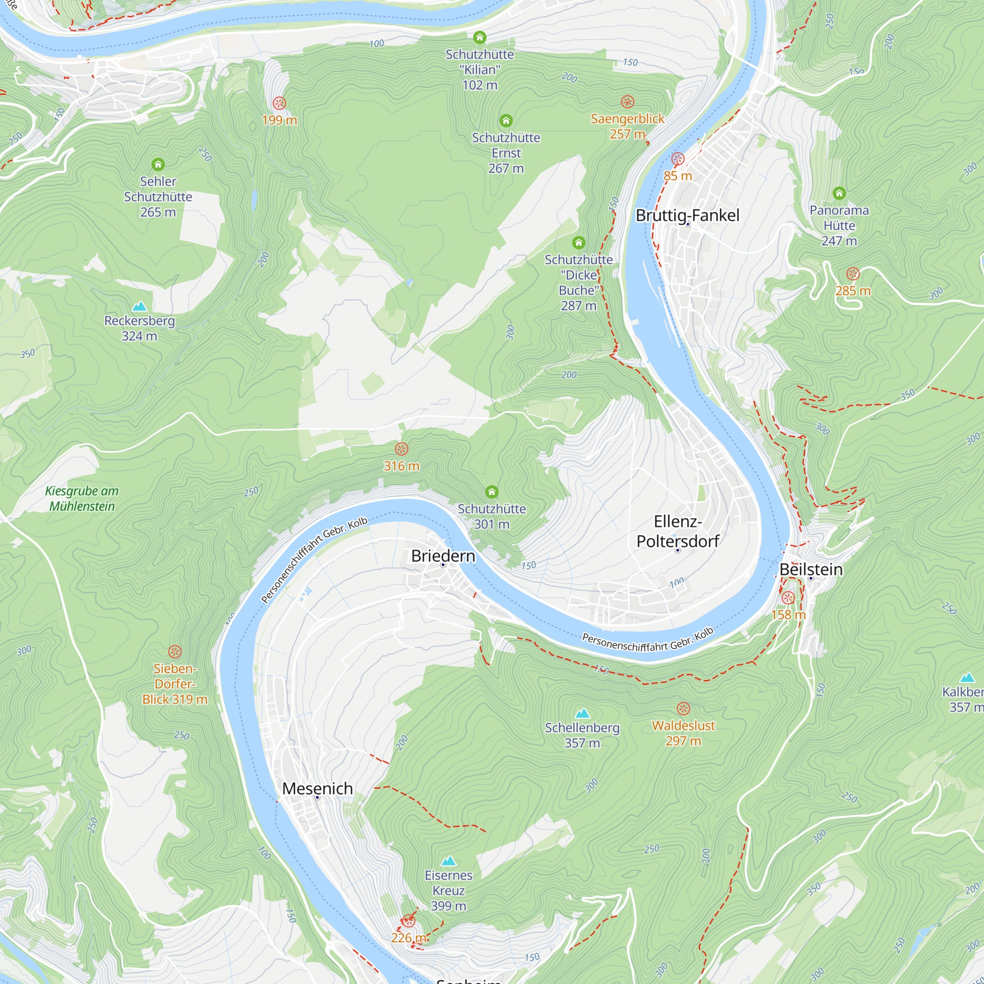 Schutzhütte map