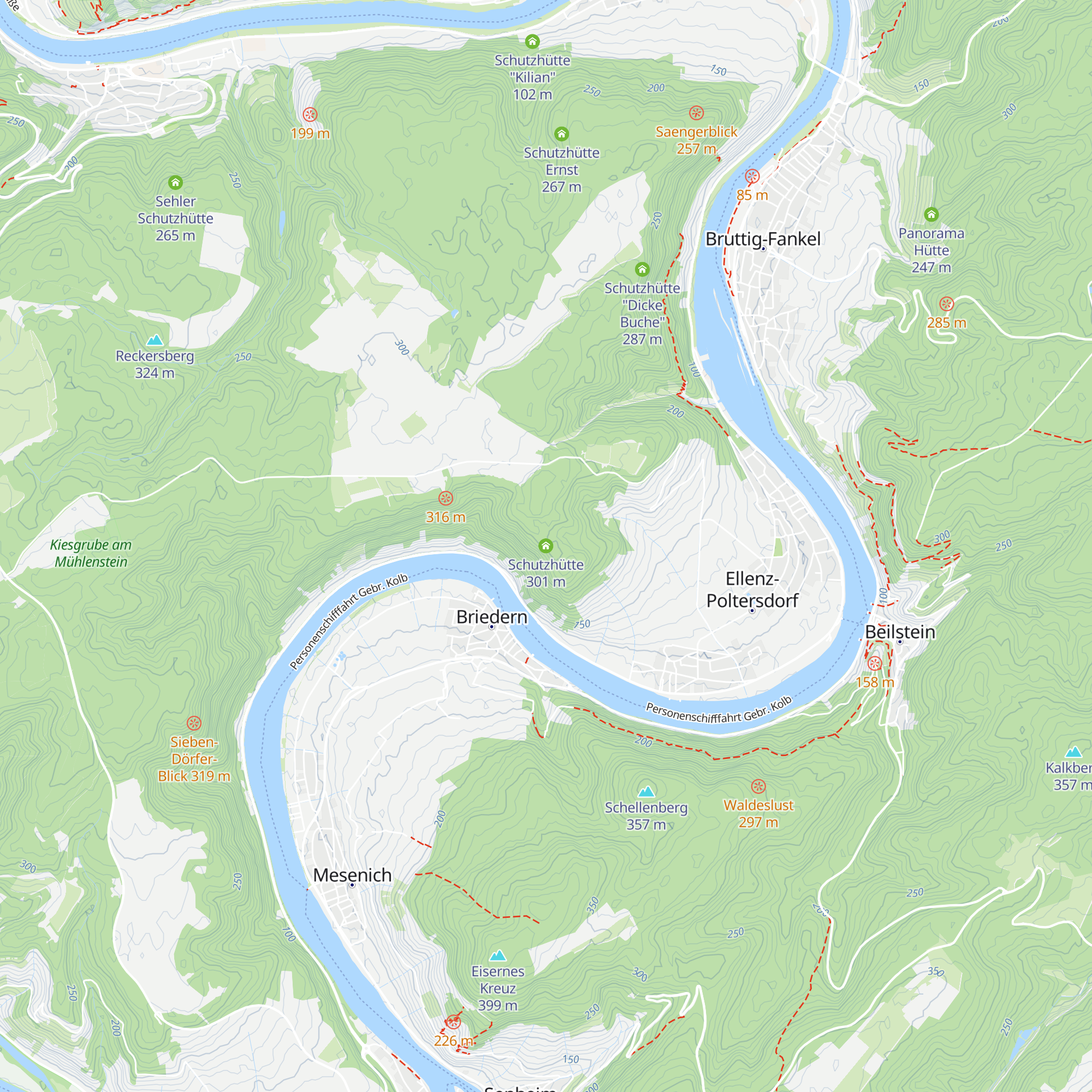 Schutzhütte map