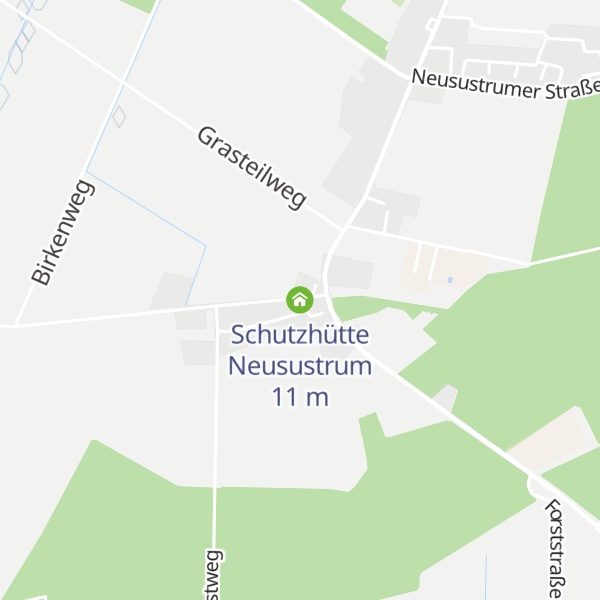 Map of Schutzhütte Neusustrum