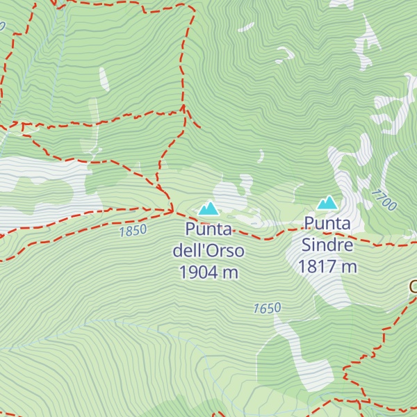 Map of Punta dell'Orso