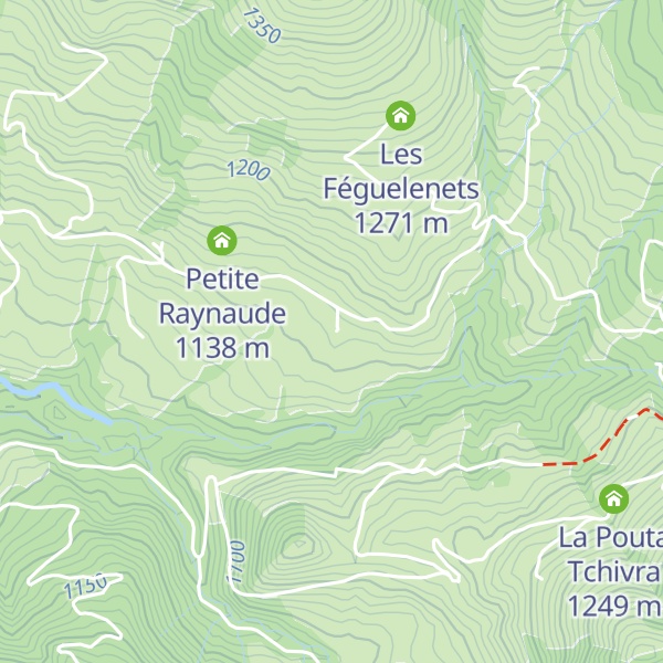 Map of La Raynaude