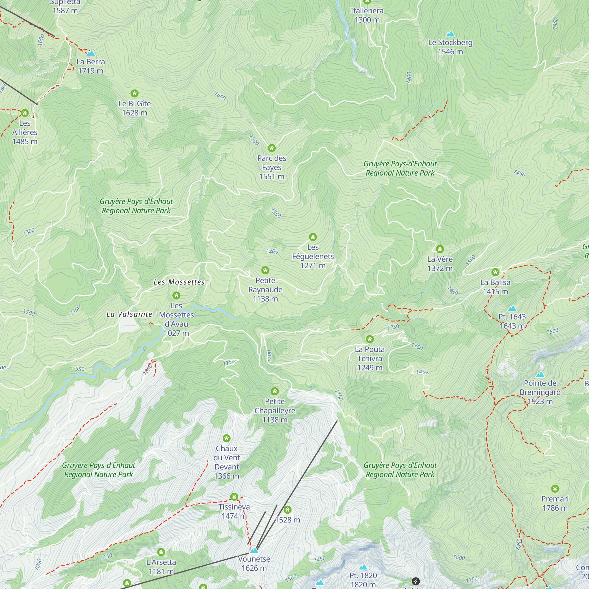 La Raynaude map