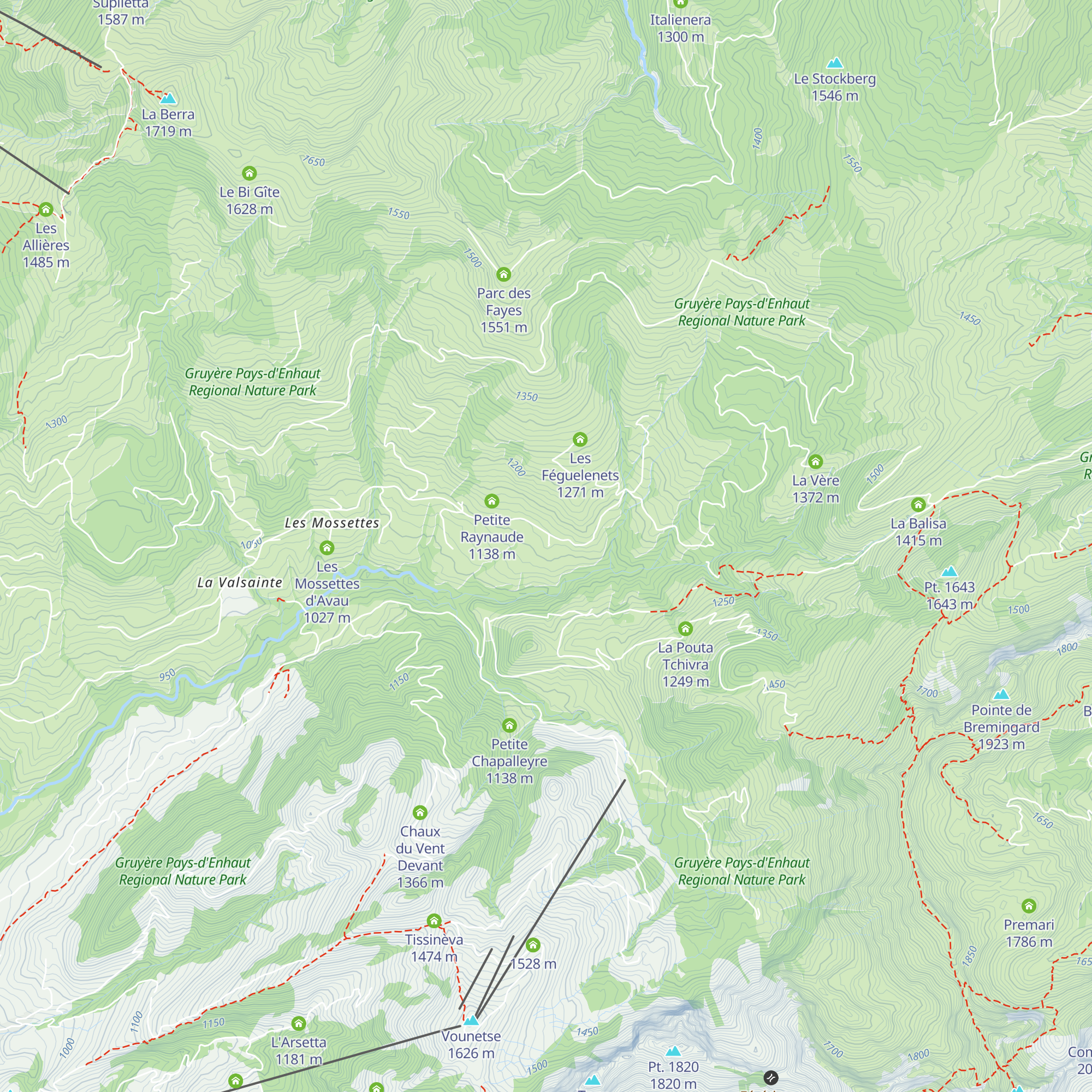 La Raynaude map