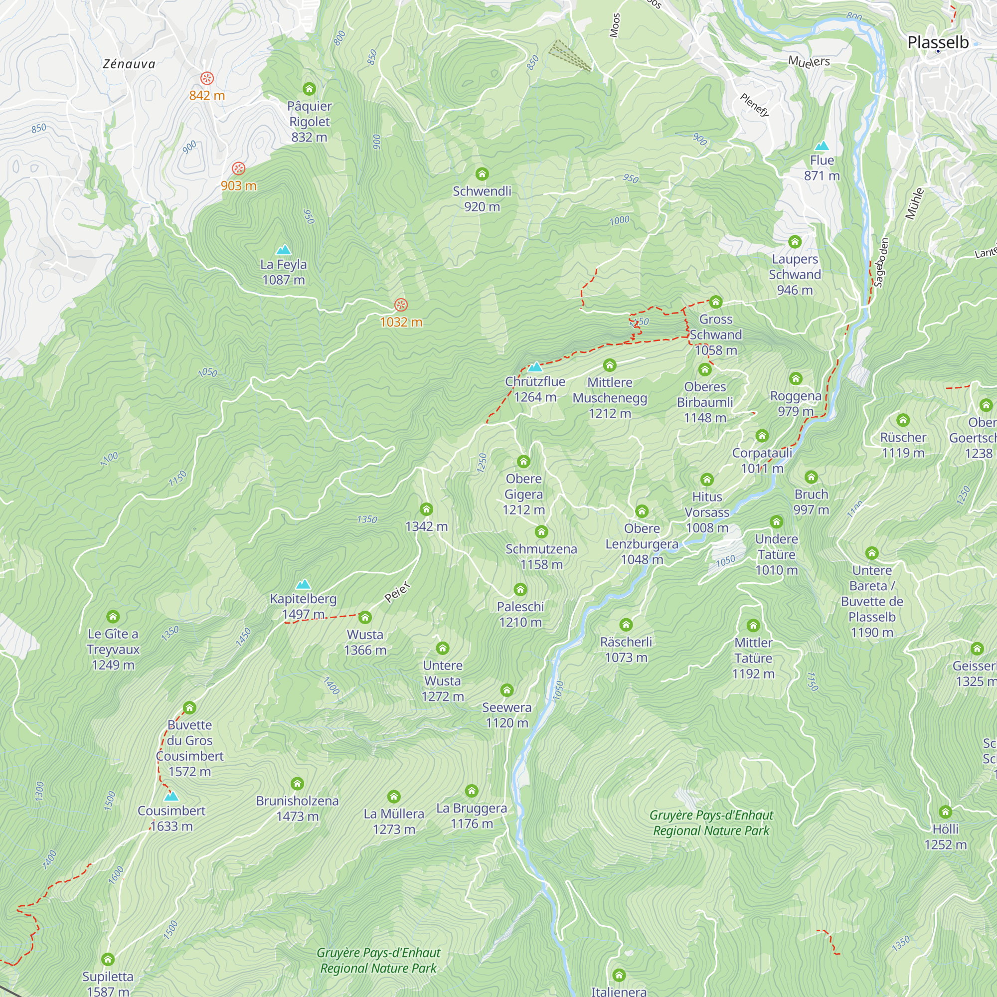 Luggwilera map