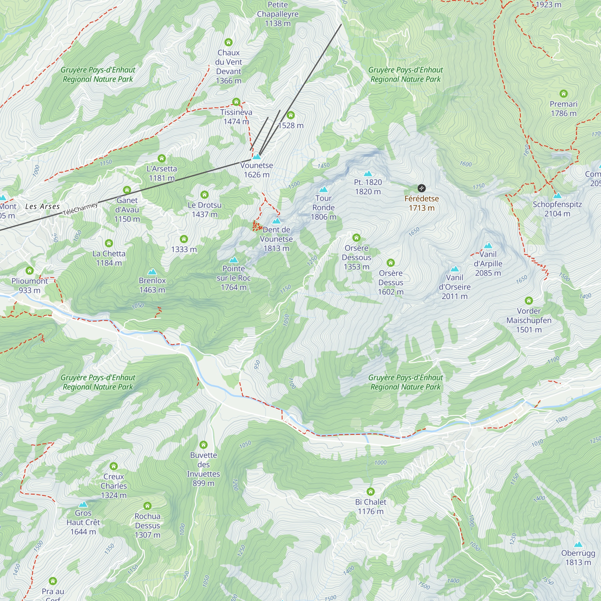 Litefrèta map