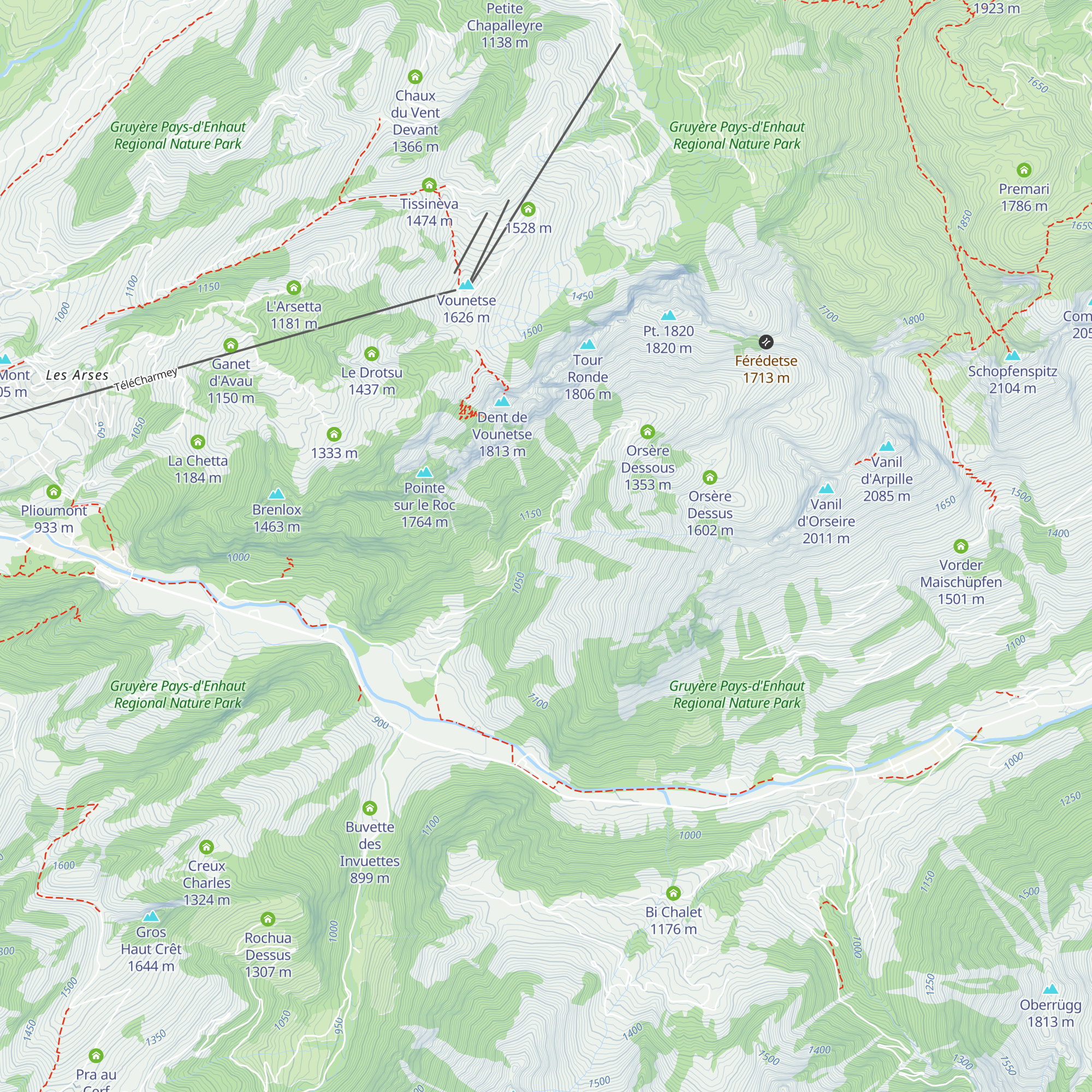 Litefrèta map