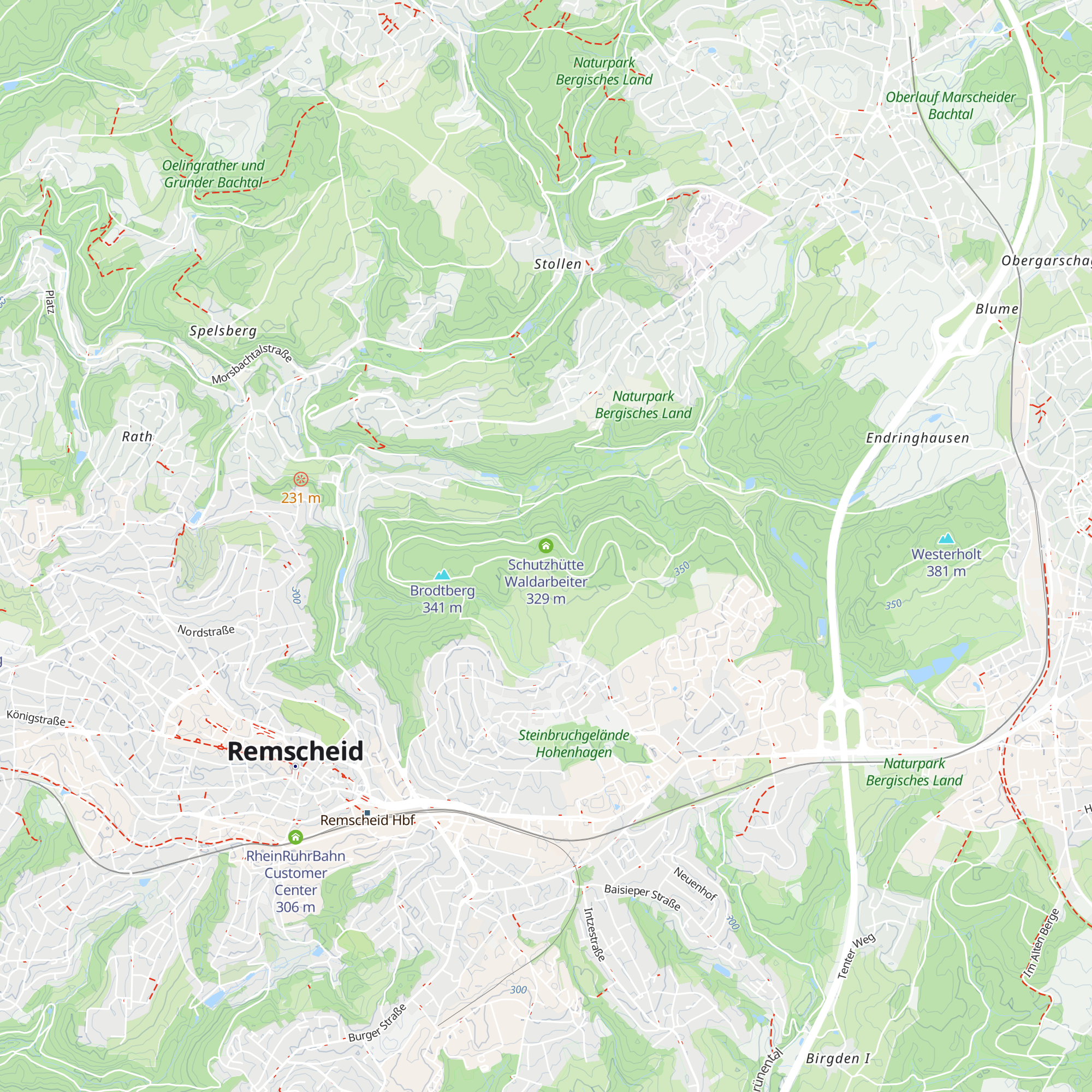 Schutzhütte Waldarbeiter map