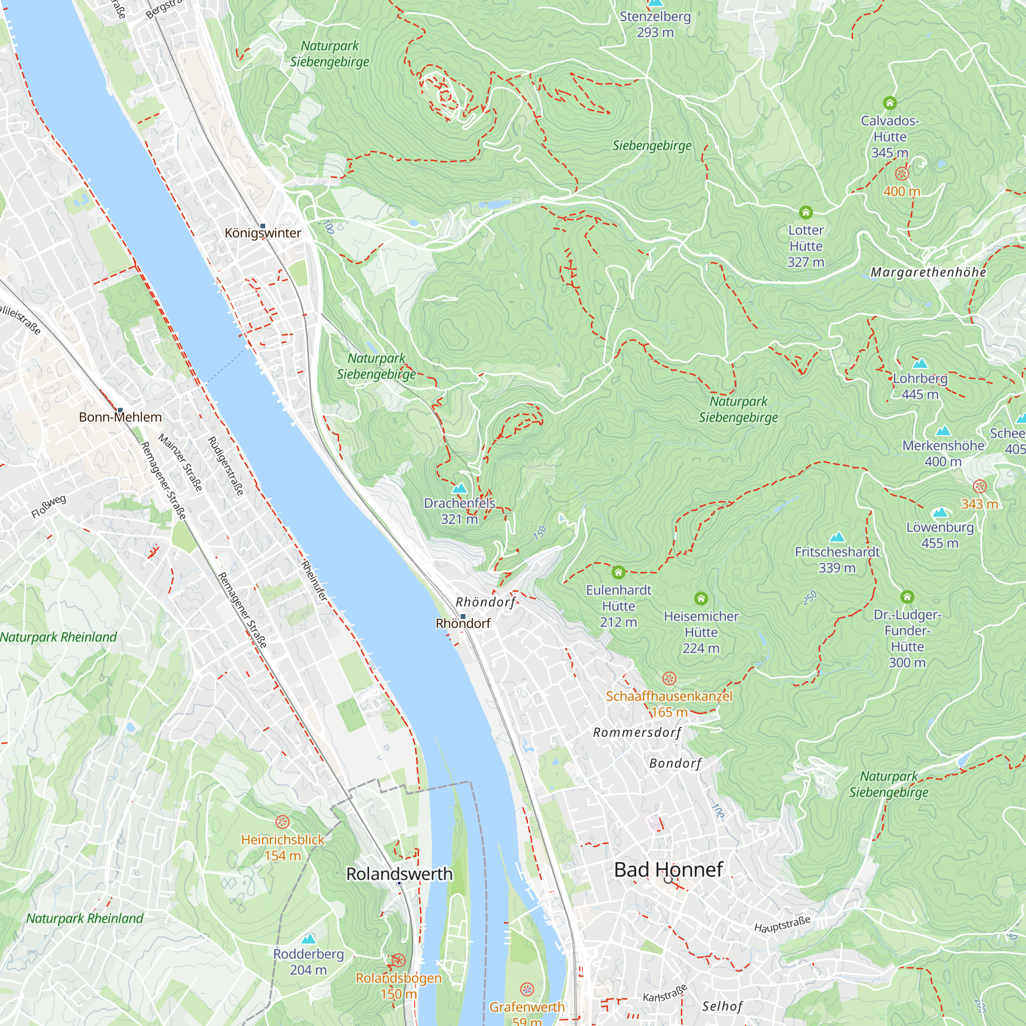 Dr.-Horster-Hütte map