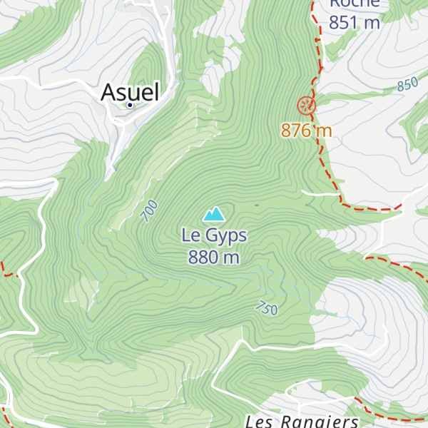 Map of Le Gyps