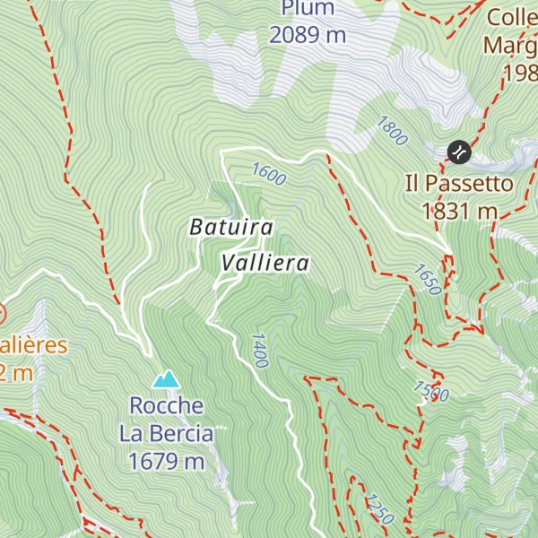 Map of Rifugio Valliera