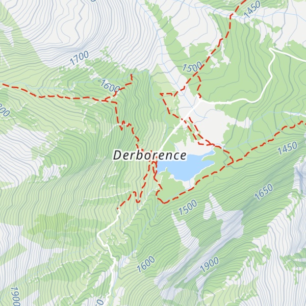 Map of Refuge du Lac