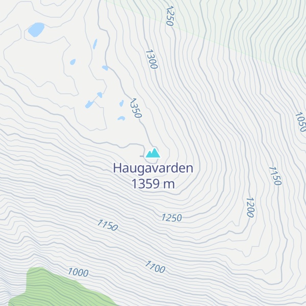 Map of Haugavarden