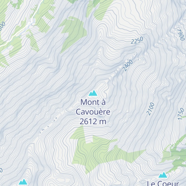 Map of Mont à Cavouère