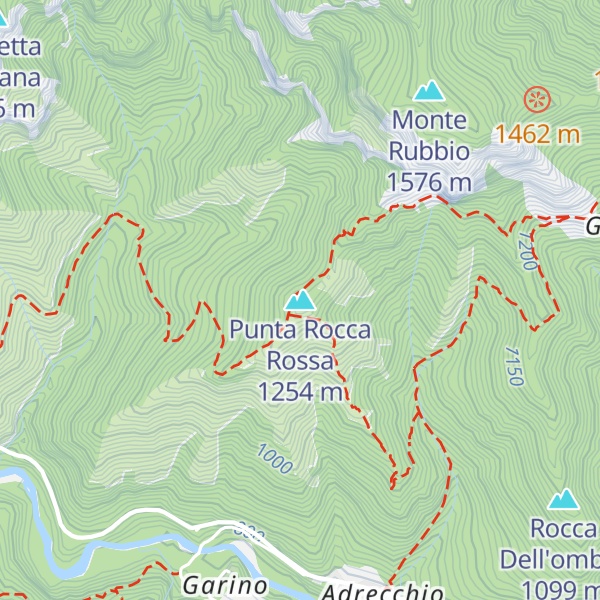 Map of Punta Rocca Rossa