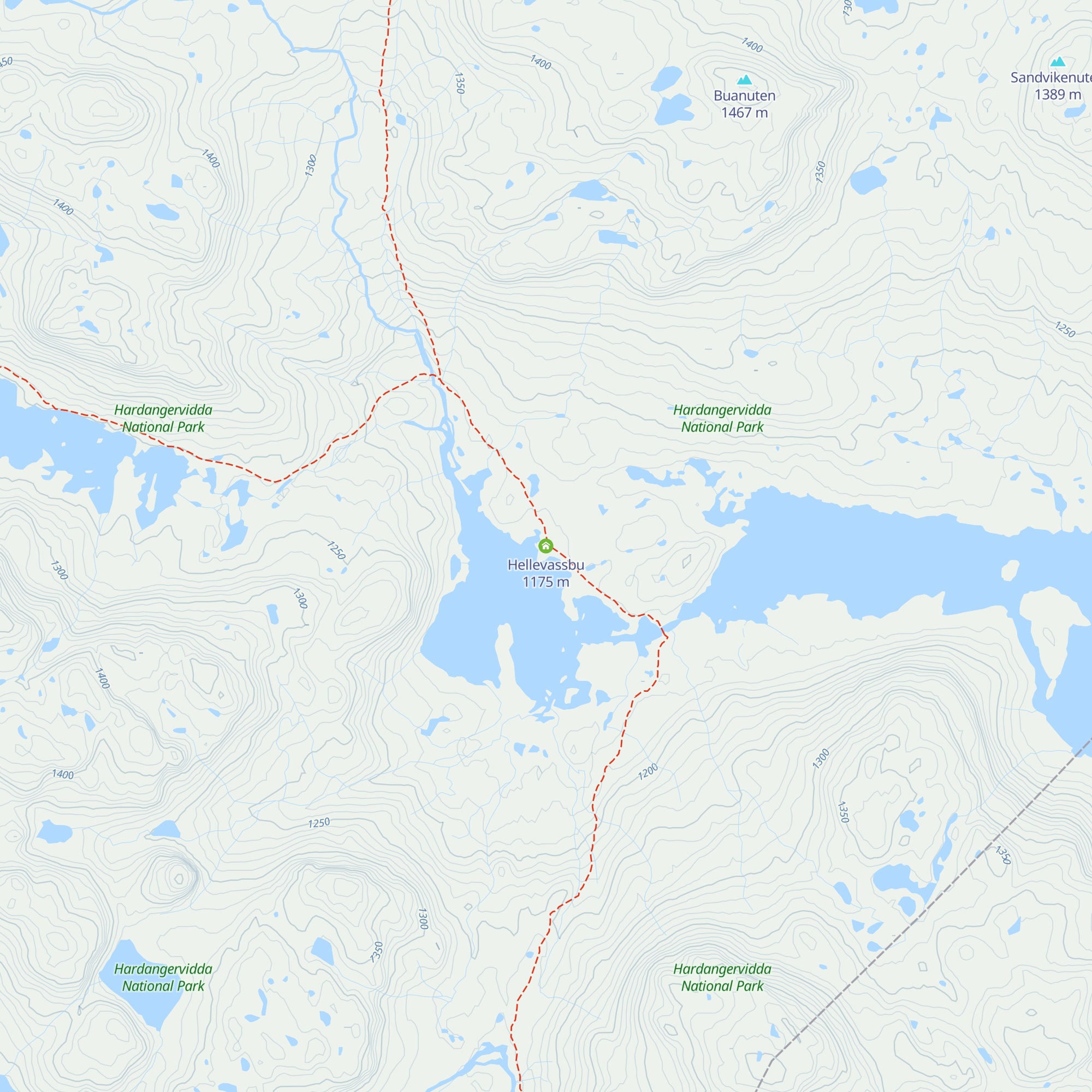 Hellevassbu map