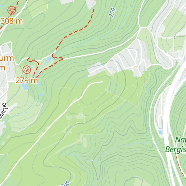 Map of Scharpenacker Berge