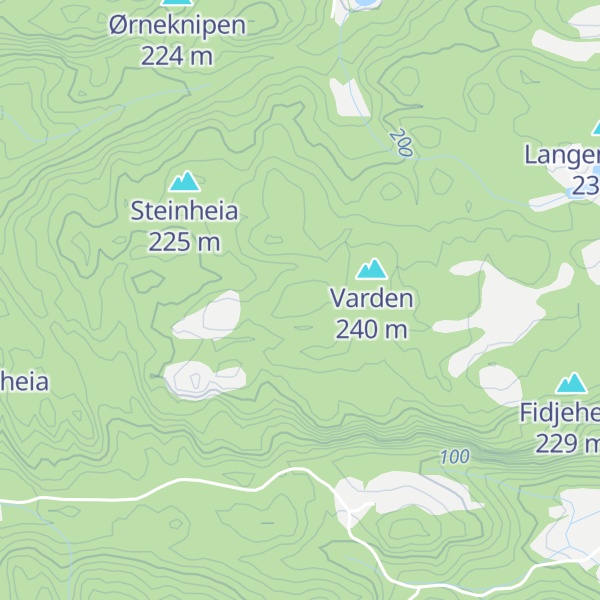 Map of Vettedalsheia