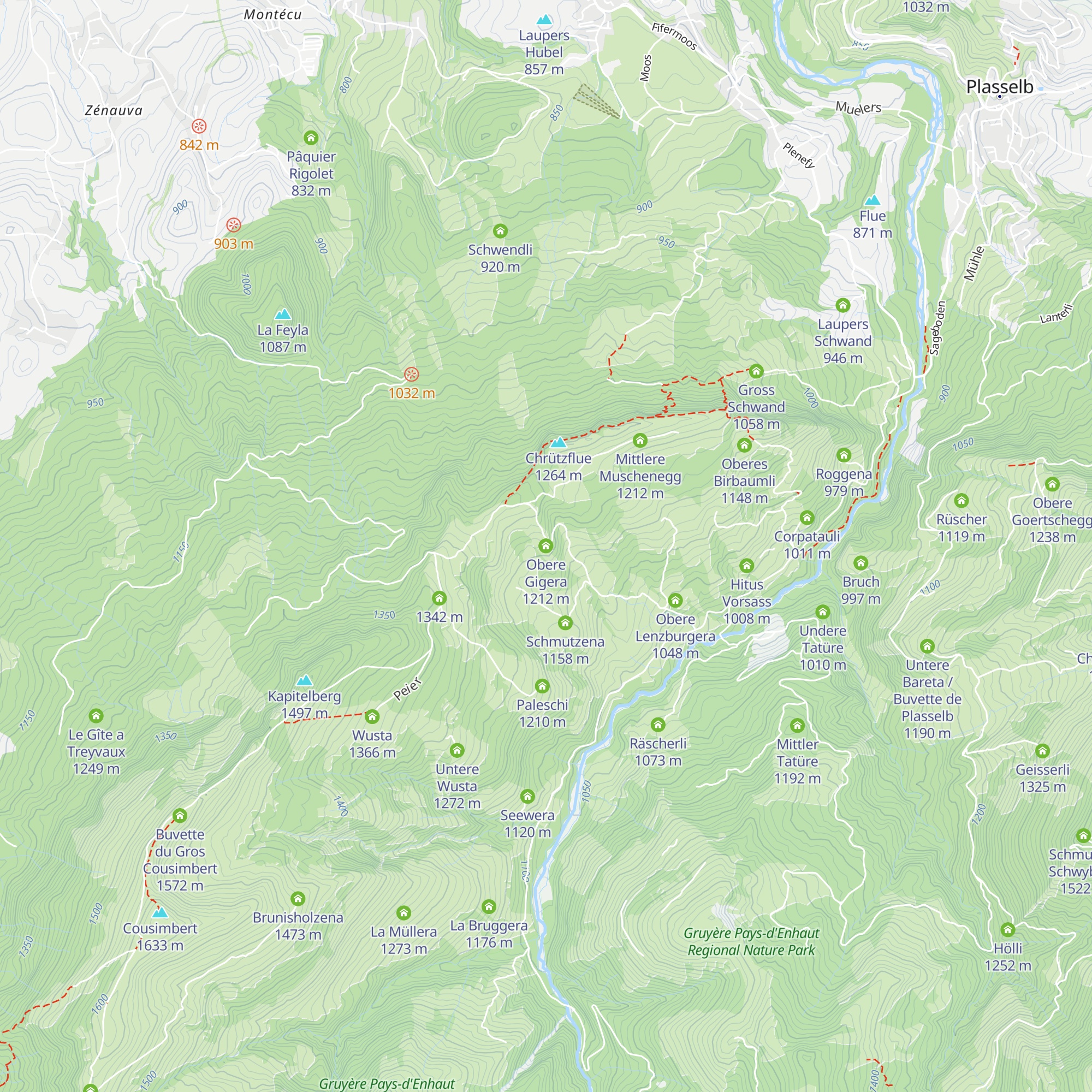 Obere Gigera map