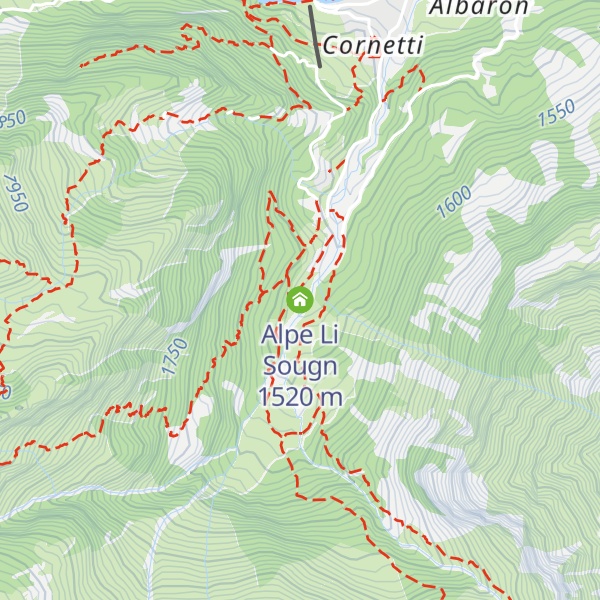 Map of Alpe Li Sougn