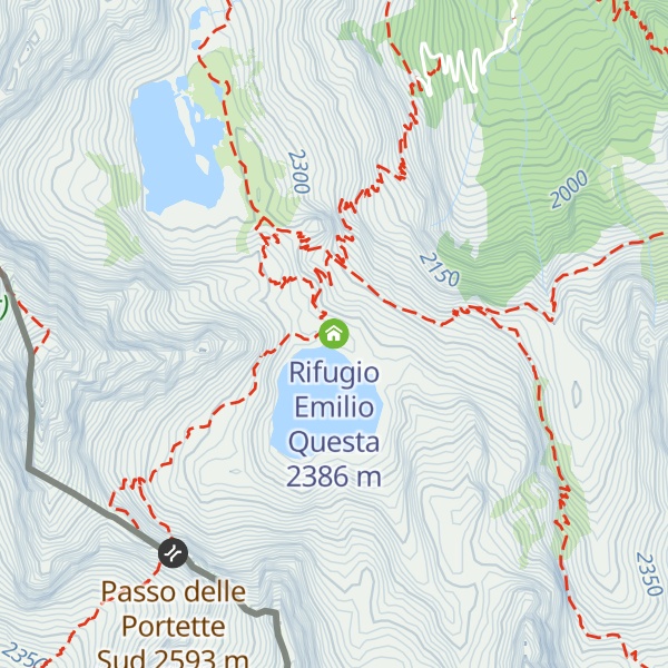 Map of Rifugio Emilio Questa