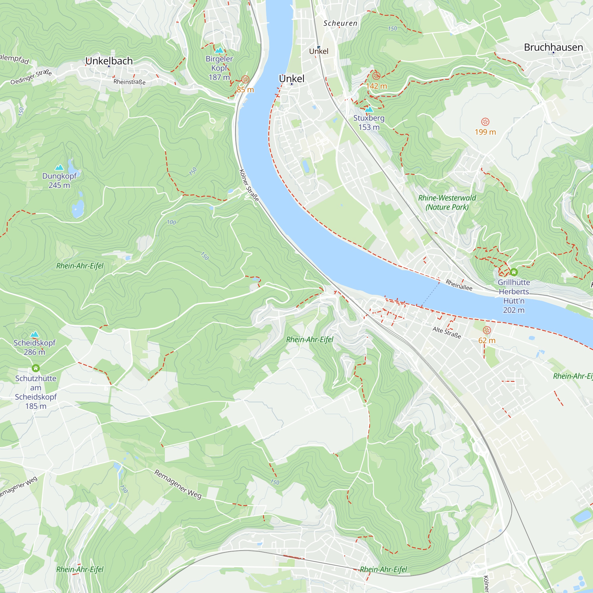 Scharfenberghütte map
