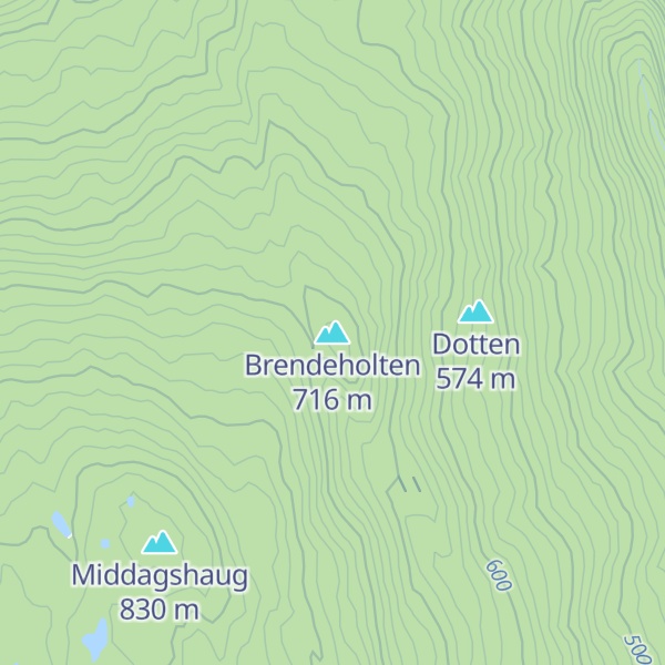 Map of Brendeholten