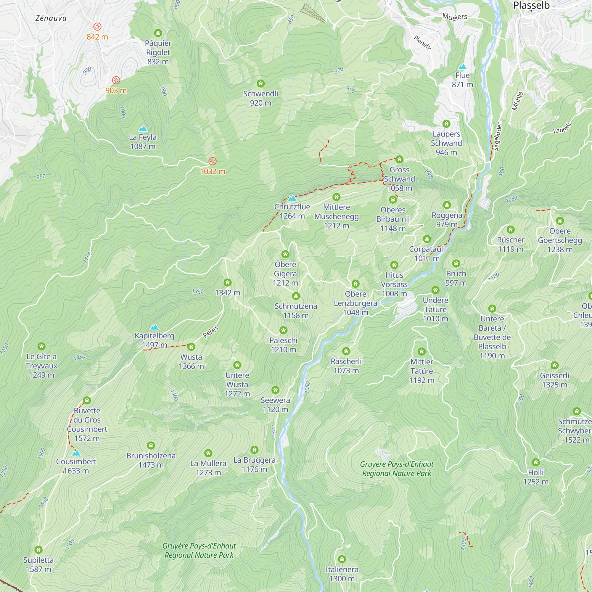 Schmutzena map