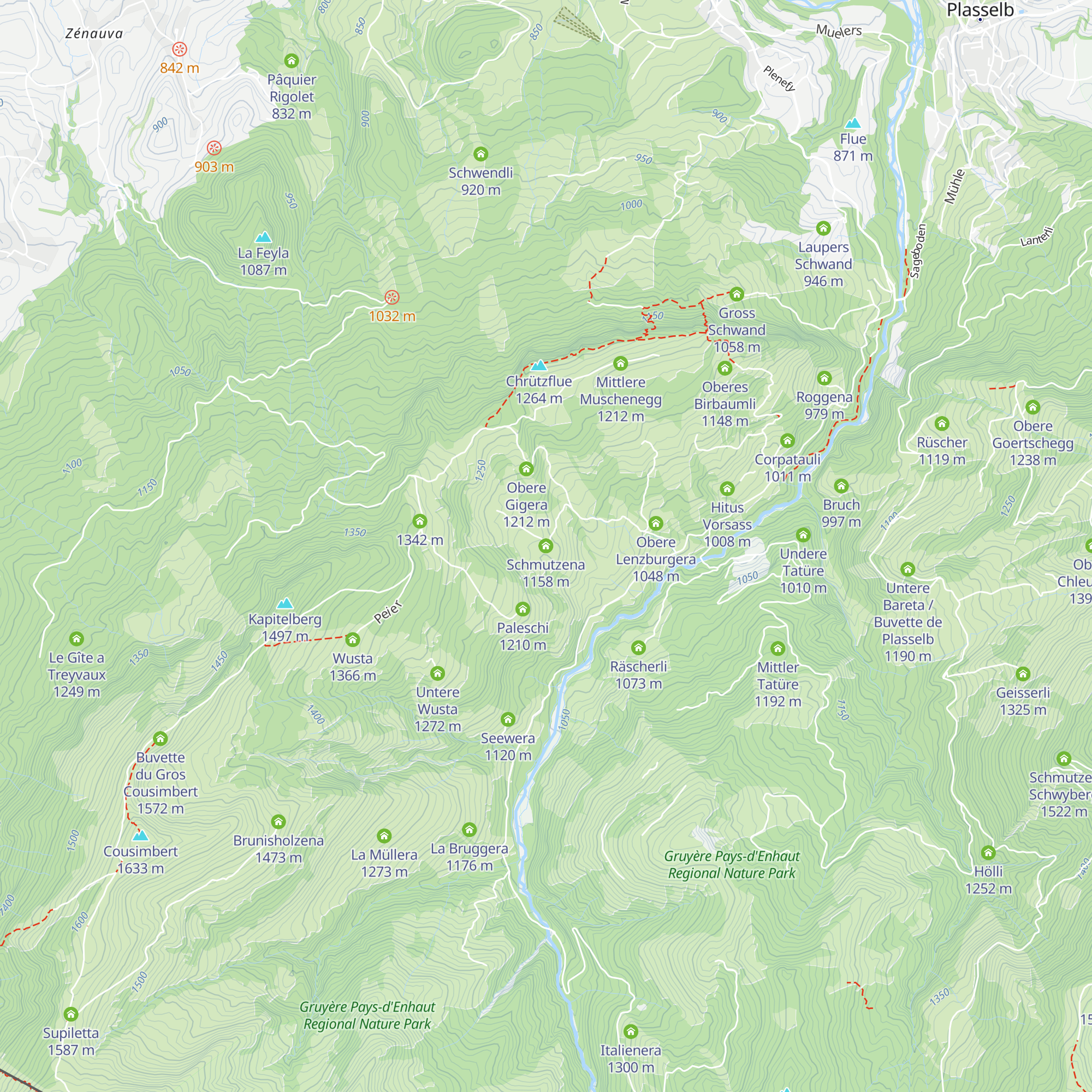 Schmutzena map