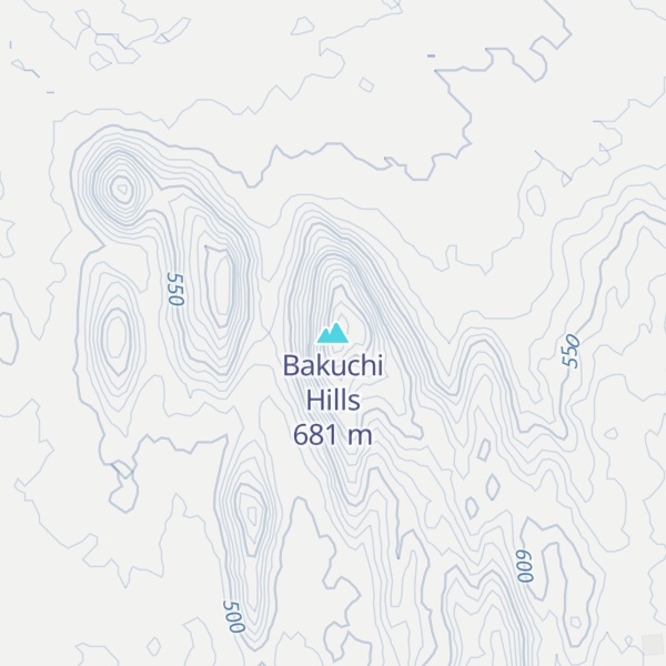 Map of Bakuchi Hills