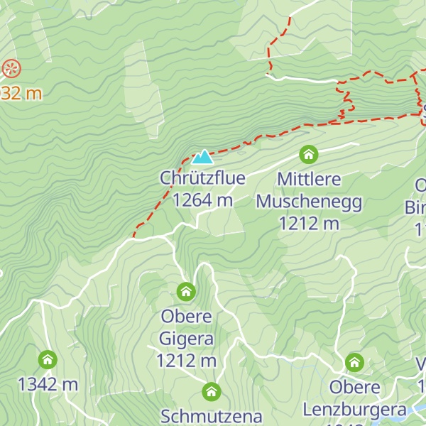 Map of Hintere Muschenegg