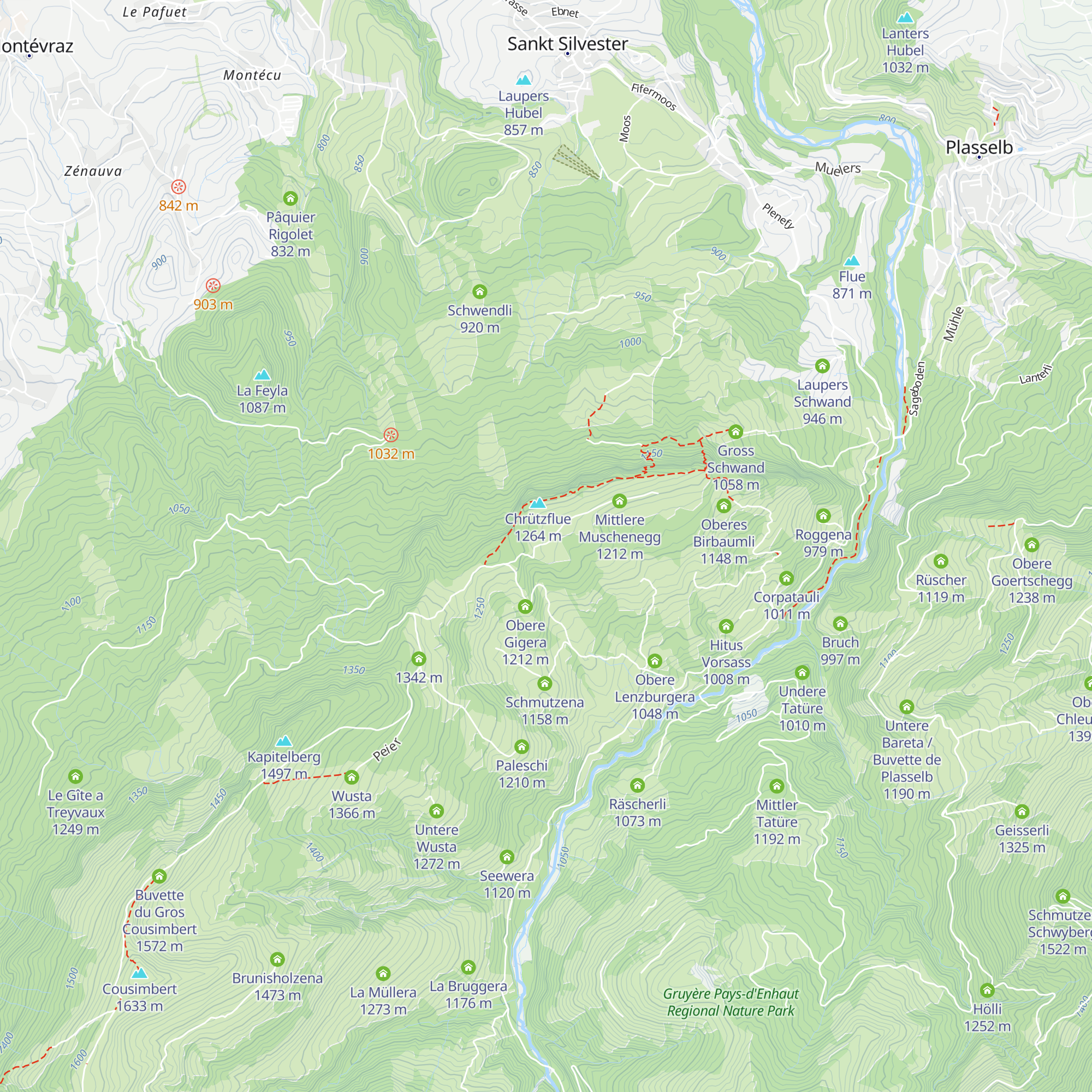 Hintere Muschenegg map